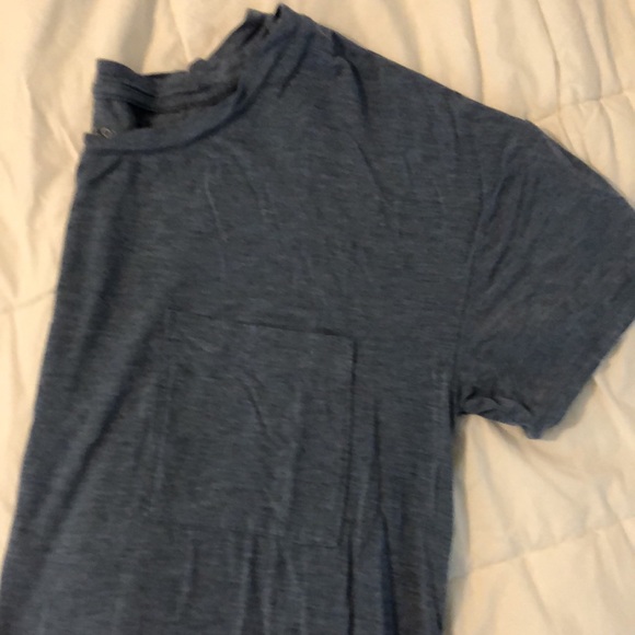 ❗️Heathered blue super soft sleep shirt Gap LOVE - Picture 2 of 5